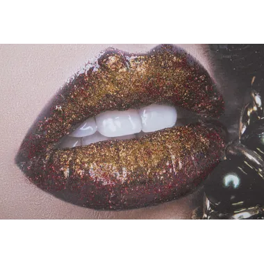 DRUK NA PŁÓTNIE Beautiful Lips 120X3,8X80 cm